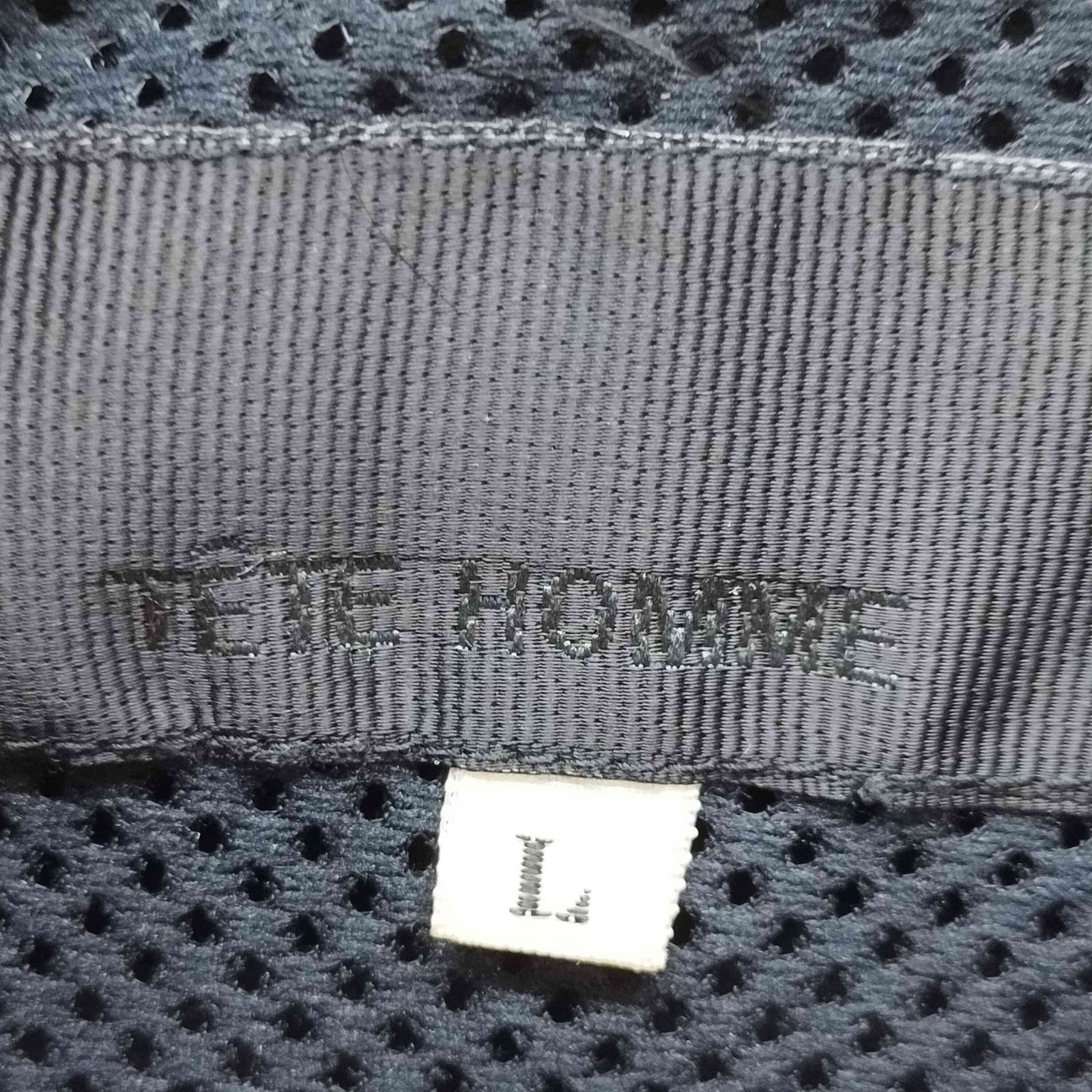 テットオム TETE HOMME 牛革 カウレザー サイドジップ ハーフジップ