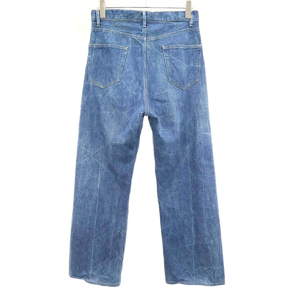 AURALEE オーラリー 23SS SELVEDGE FADED LIGHT DENIM PANTS デニム 