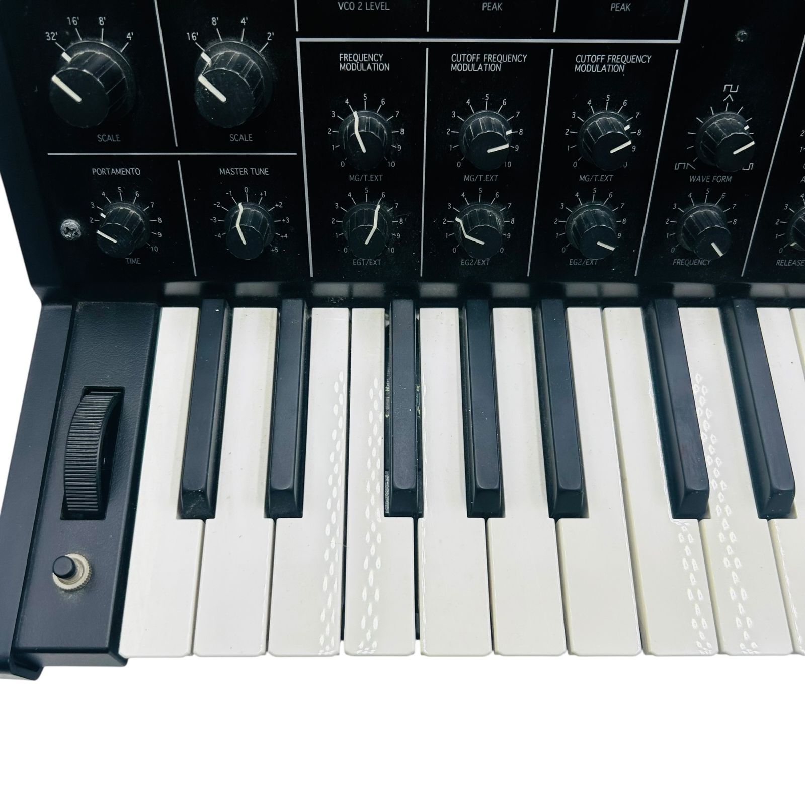 □KORG MS-20 mini アナログ シンセサイザー 37鍵 本体のみ 鍵盤黄ばみ