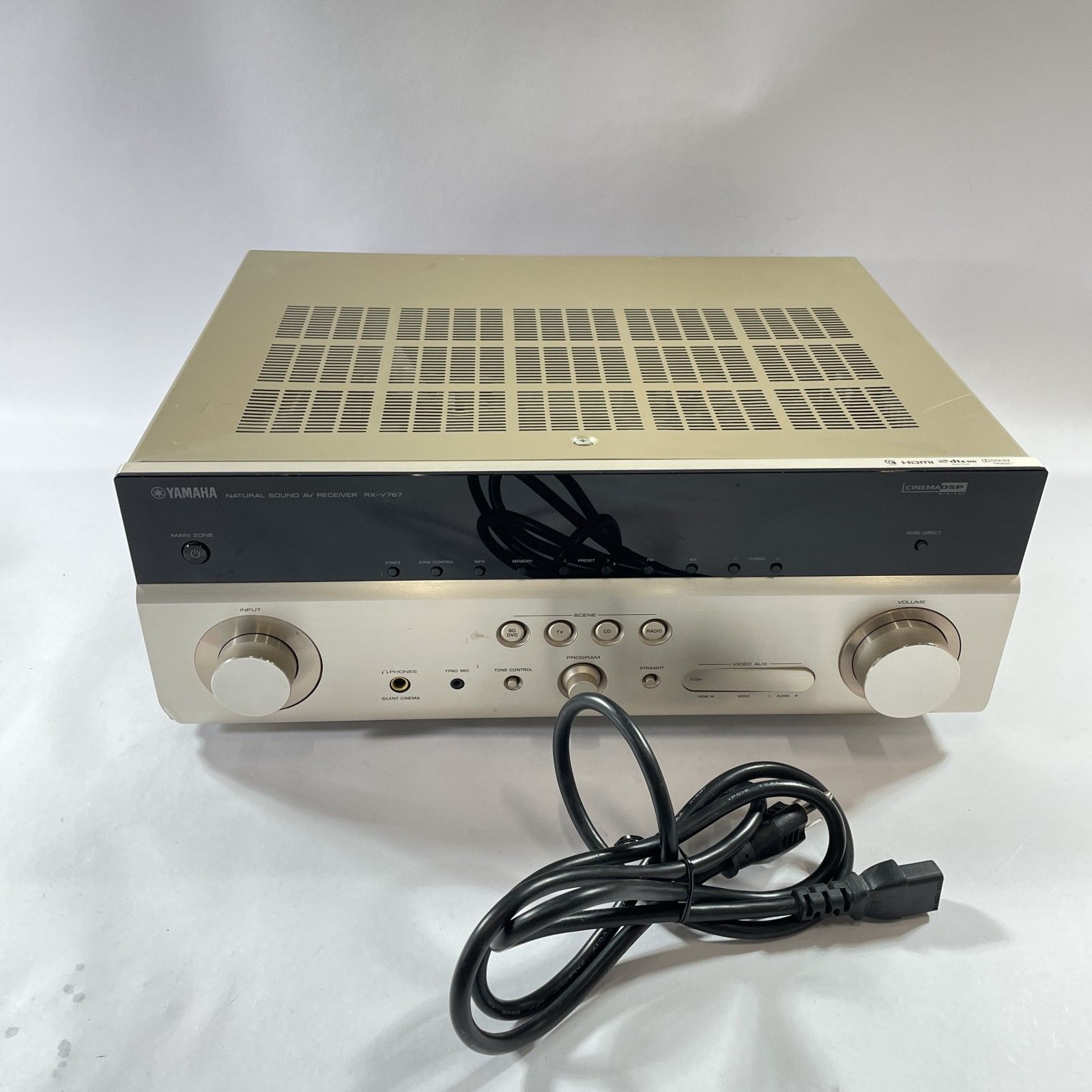 ☆ YAMAHA ヤマハ NATURAL SOUND AV RECEIVER レシーバー RX-V767 通電