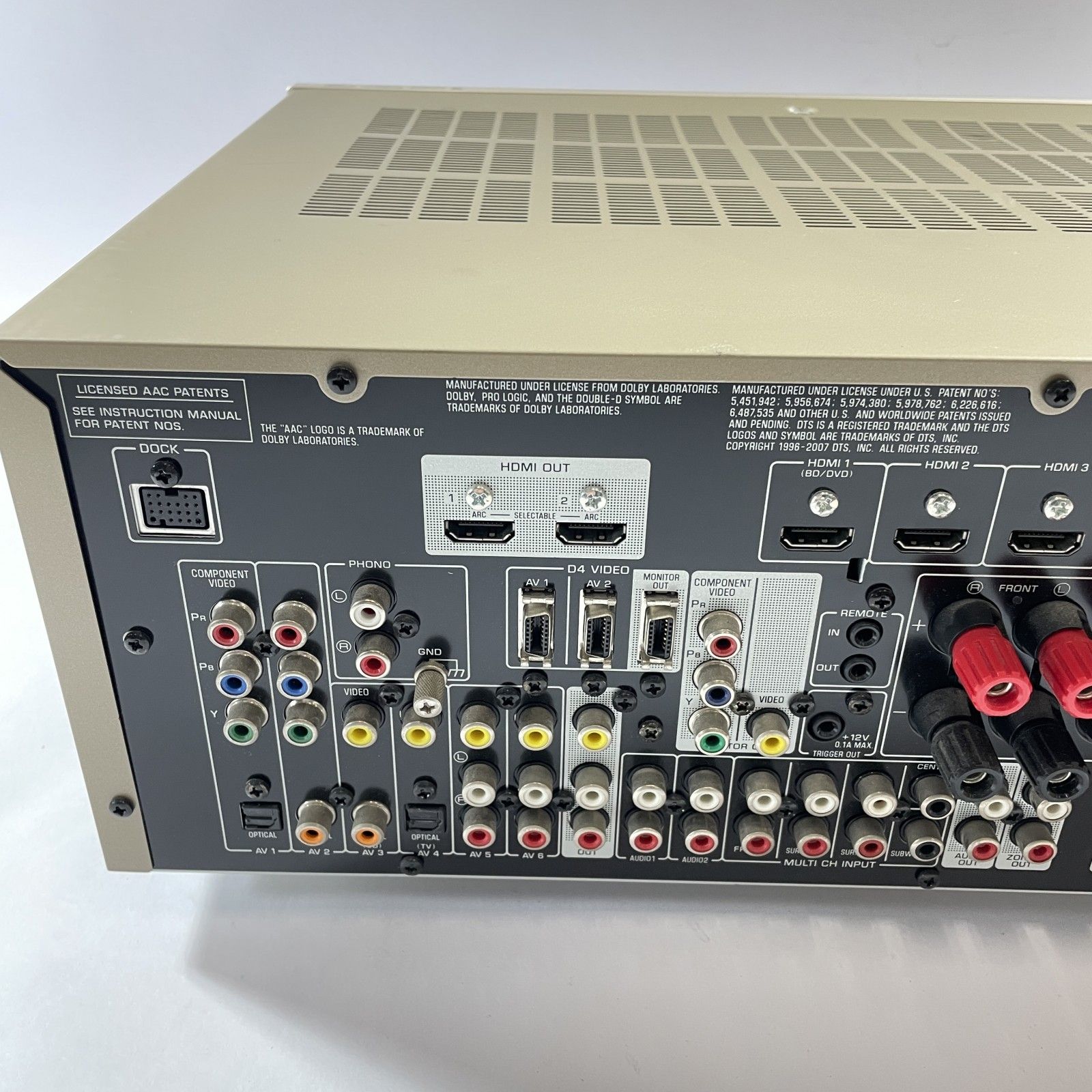 ☆ YAMAHA ヤマハ NATURAL SOUND AV RECEIVER レシーバー RX-V767 通電