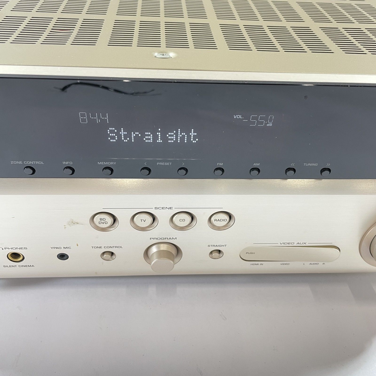 ☆ YAMAHA ヤマハ NATURAL SOUND AV RECEIVER レシーバー RX-V767 通電