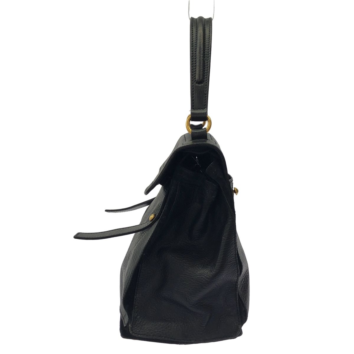 YVES SAINT LAURENT イヴサンローラン ミューズトゥ レザー 