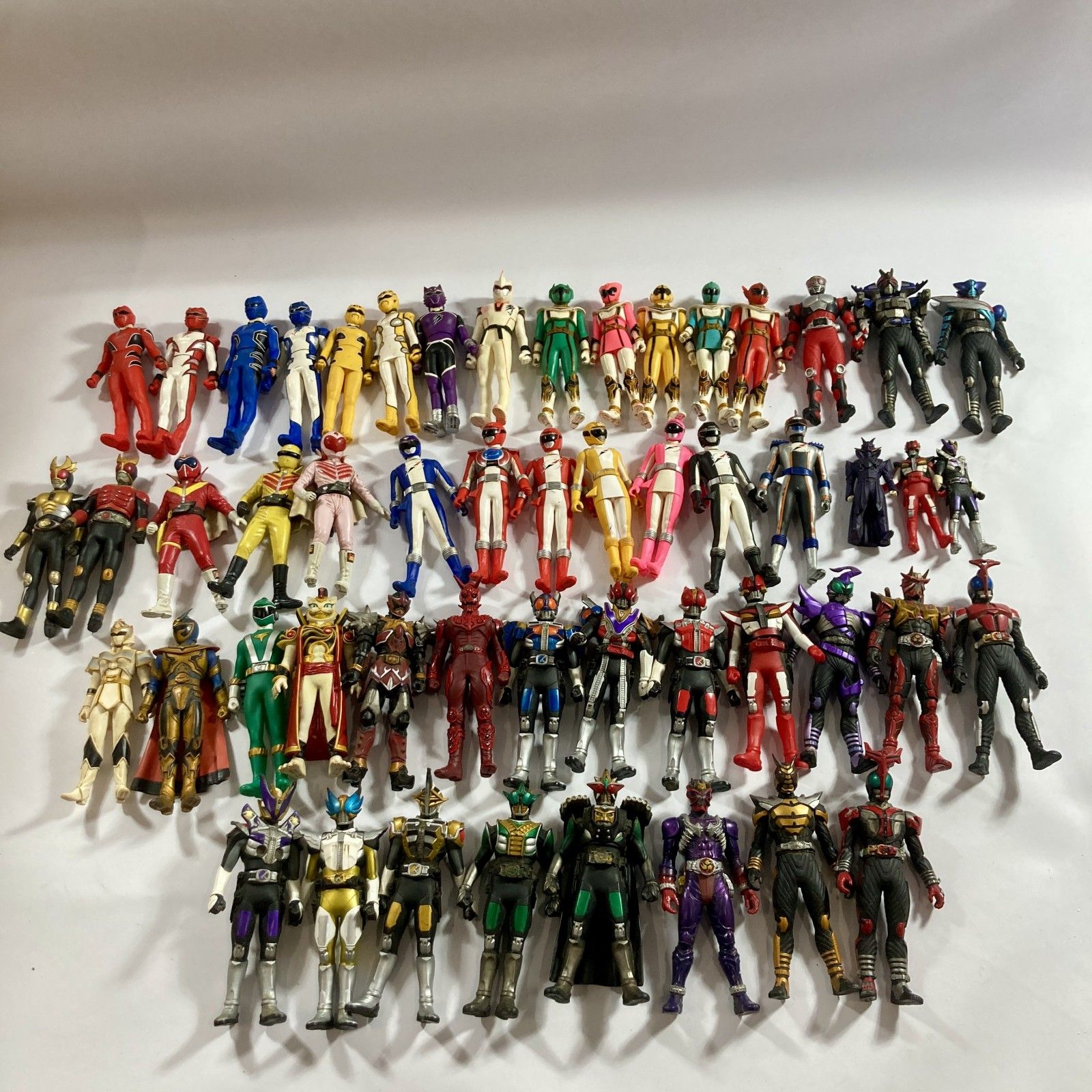 ☆ 希少 戦隊ヒーローシリーズ ソフビ 約46点 まとめ 秘密戦隊