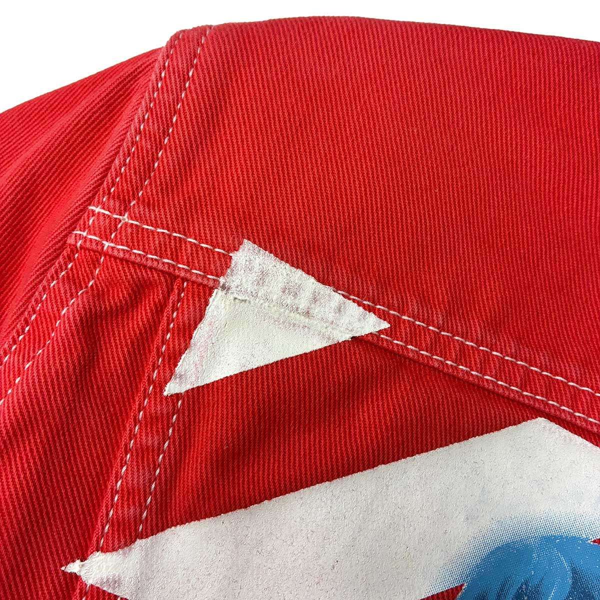 OFF-WHITE オフホワイト 19SS Slim Denim JKT Back print Fire Skull