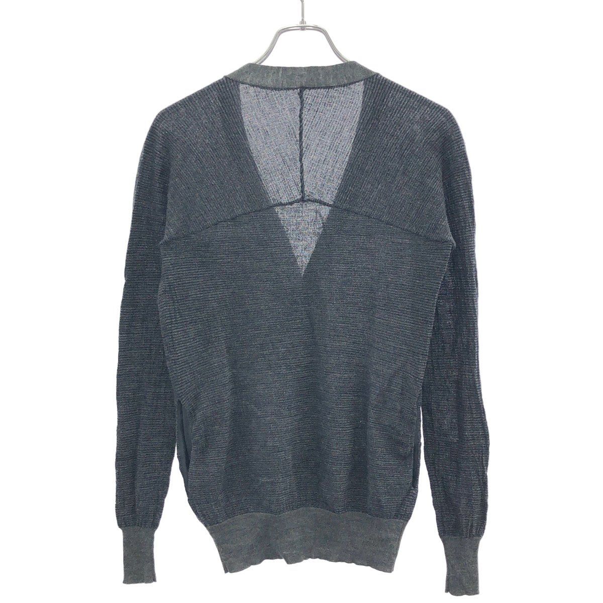 sacai サカイ 10SS ナイロンポケットウールカーディガン 10-00111M