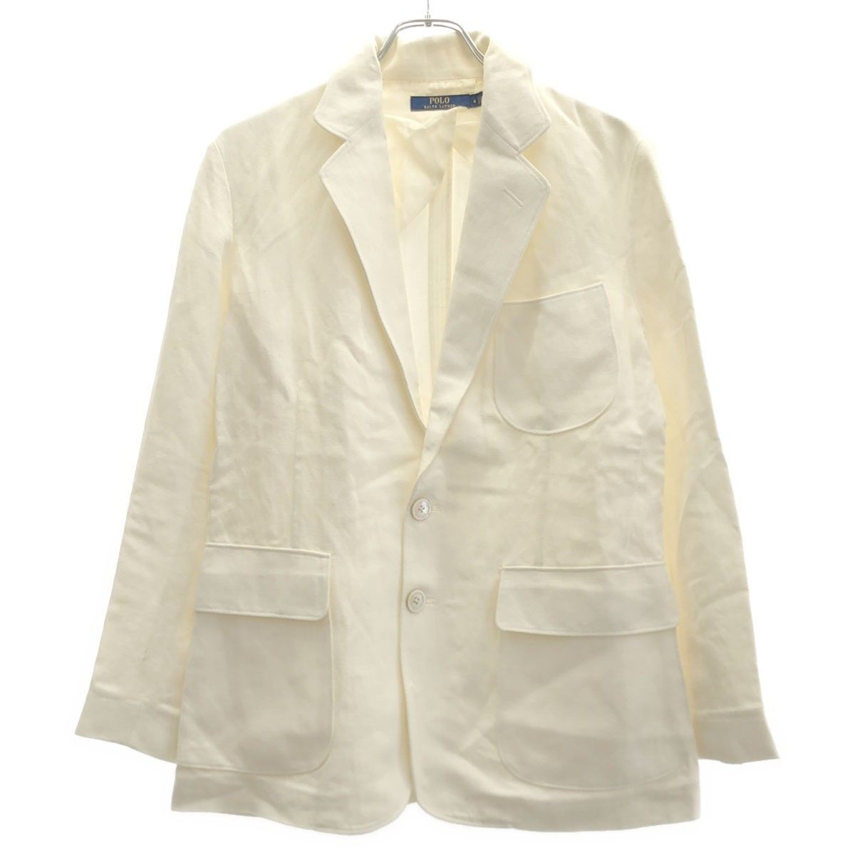 POLO RALPH LAUREN ポロラルフローレン レーヨンリネン2Bテーラード