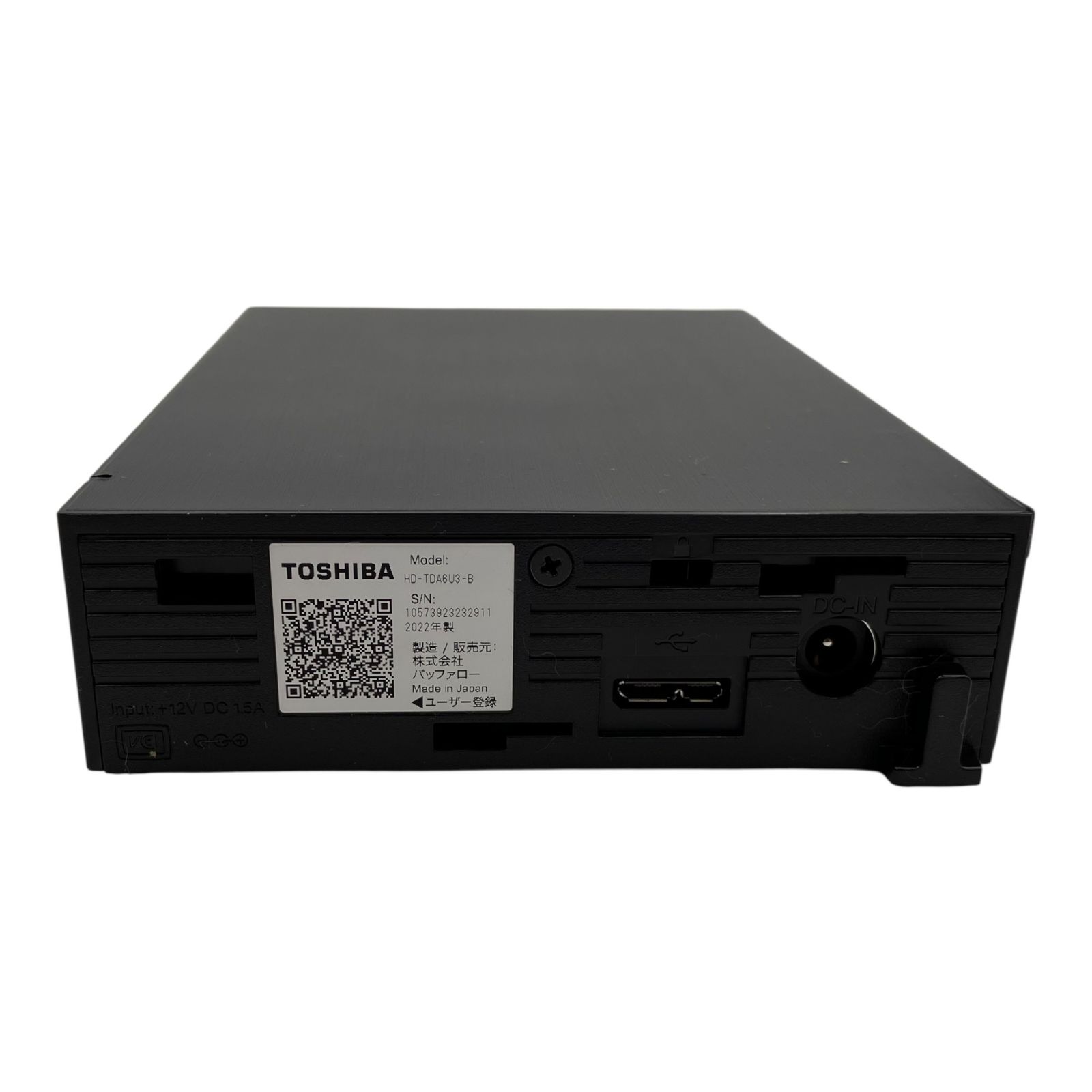 □美品 TOSHIBA HD-TDA6U3-B 6TB 外付けハードディスク Canvio Desktop