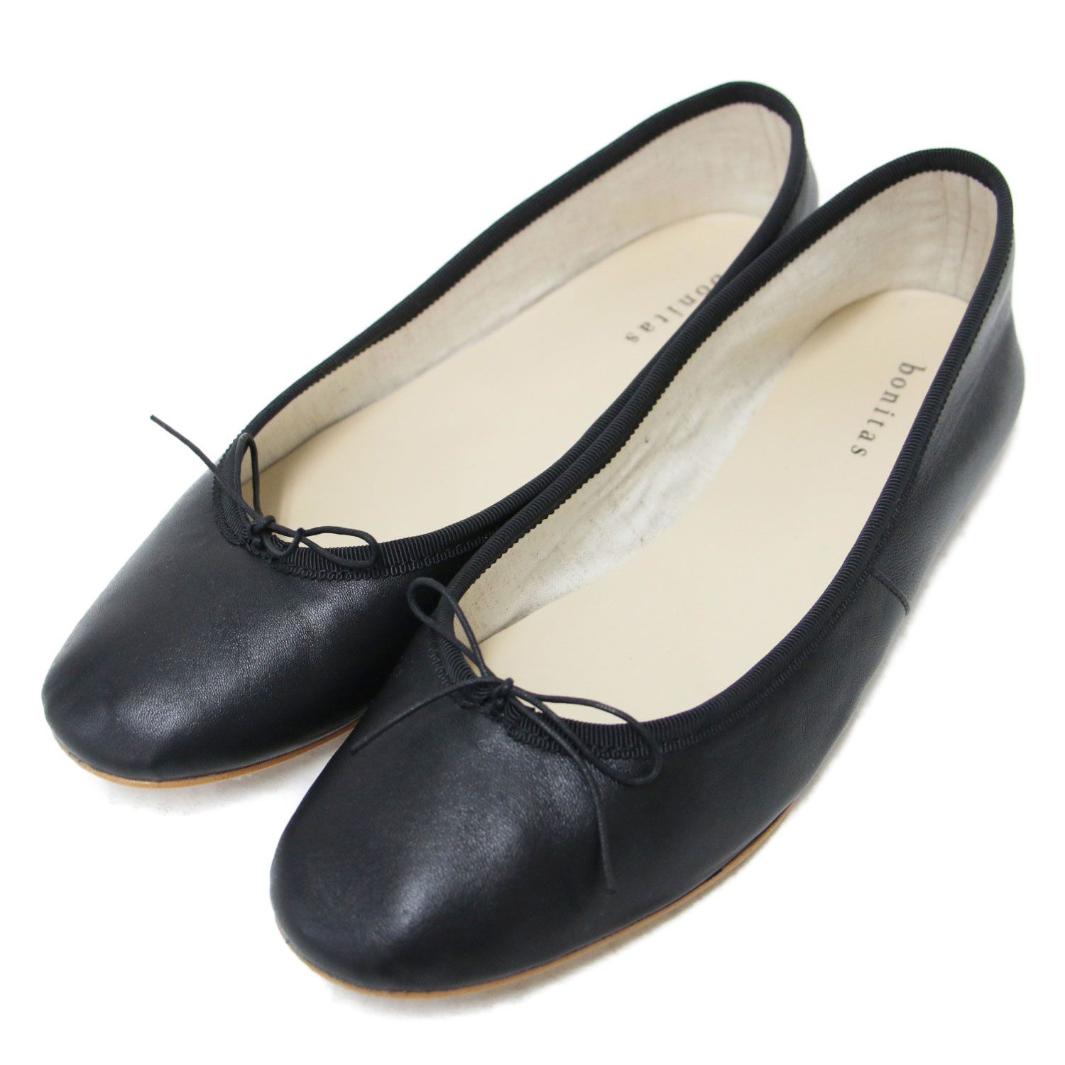 BONITAS ボニータス バレエシューズ ブラック 黒 サイズ:23.5cm | 25春