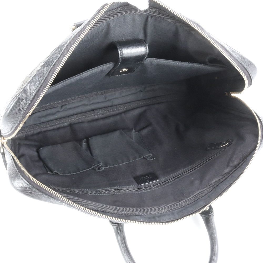 美品 グッチ ディアマンテ 208463 レザー ビジネス バッグ 書類鞄