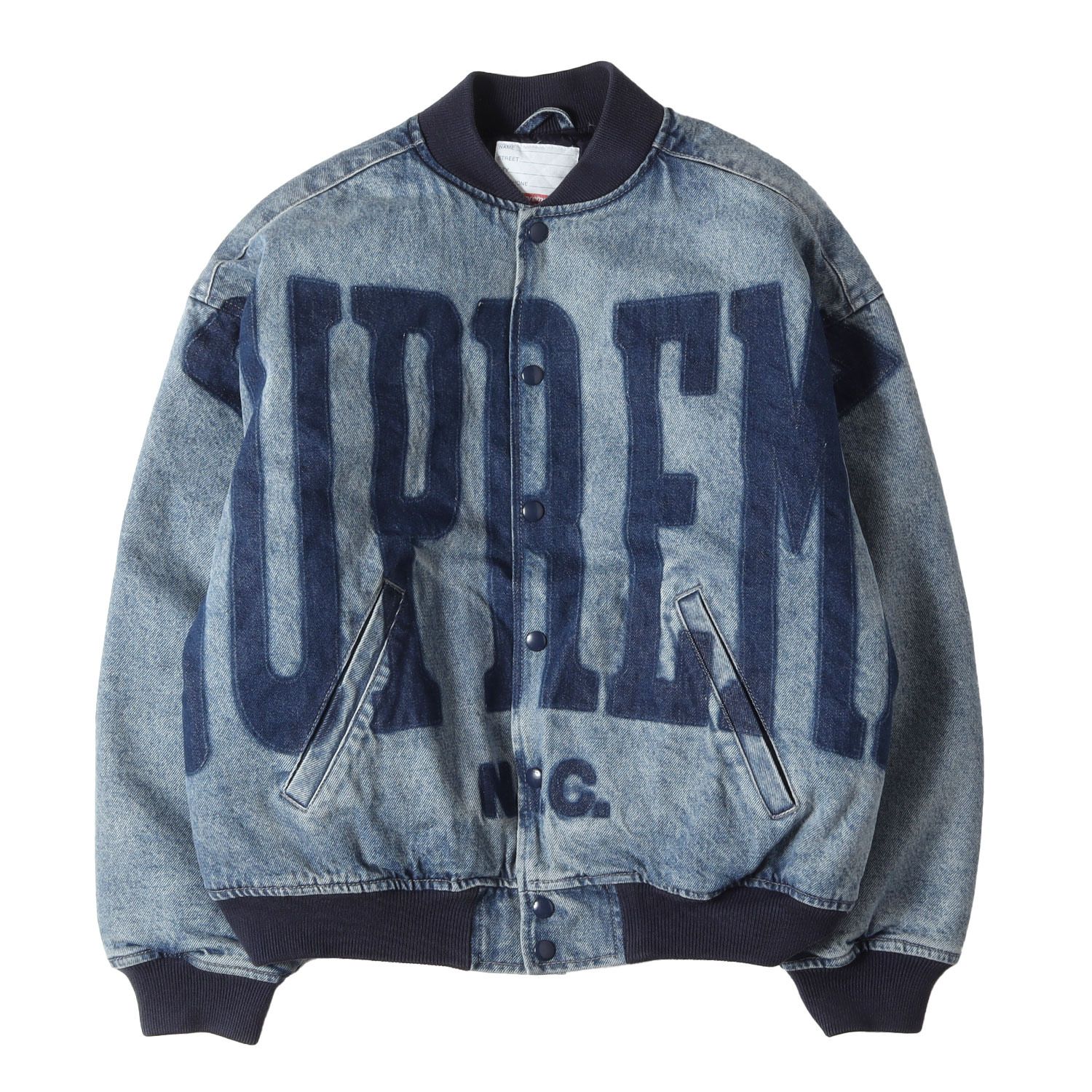 美品】Supreme シュプリーム ジャケット インディゴ(Washed Blue 
