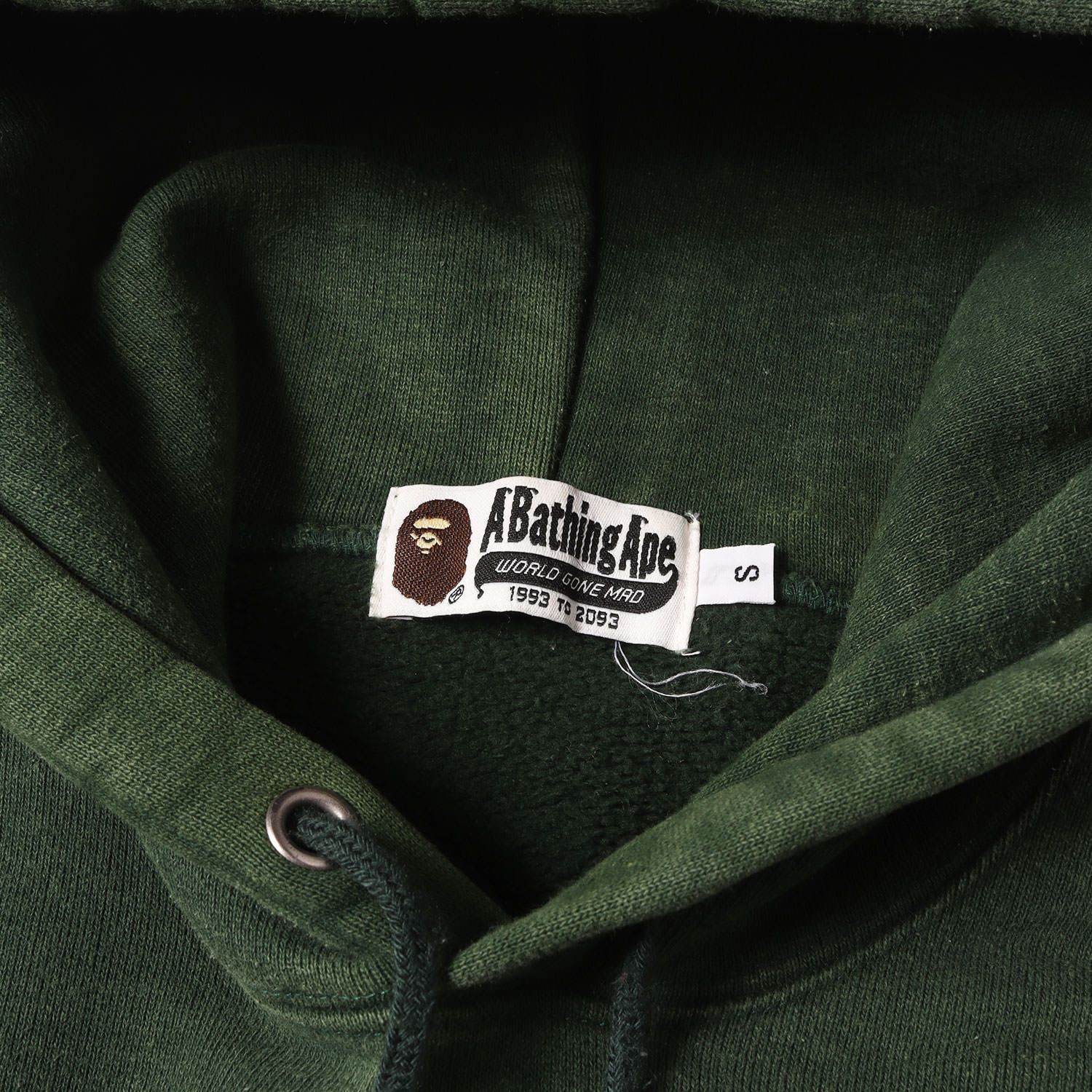 A BATHING APE ア ベイシング エイプ パーカー グリーン サイズ:S 