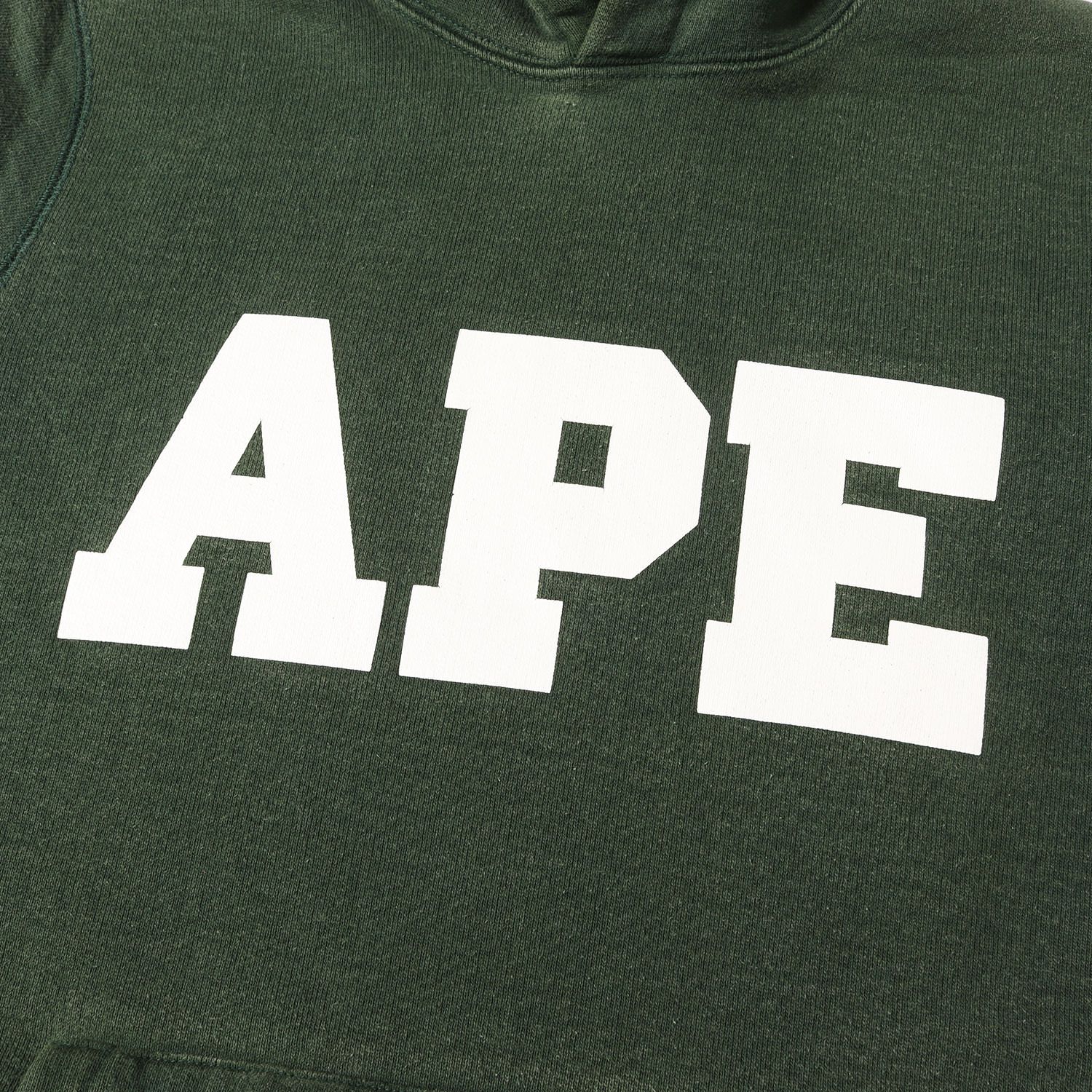 A BATHING APE ア ベイシング エイプ パーカー グリーン サイズ:S 