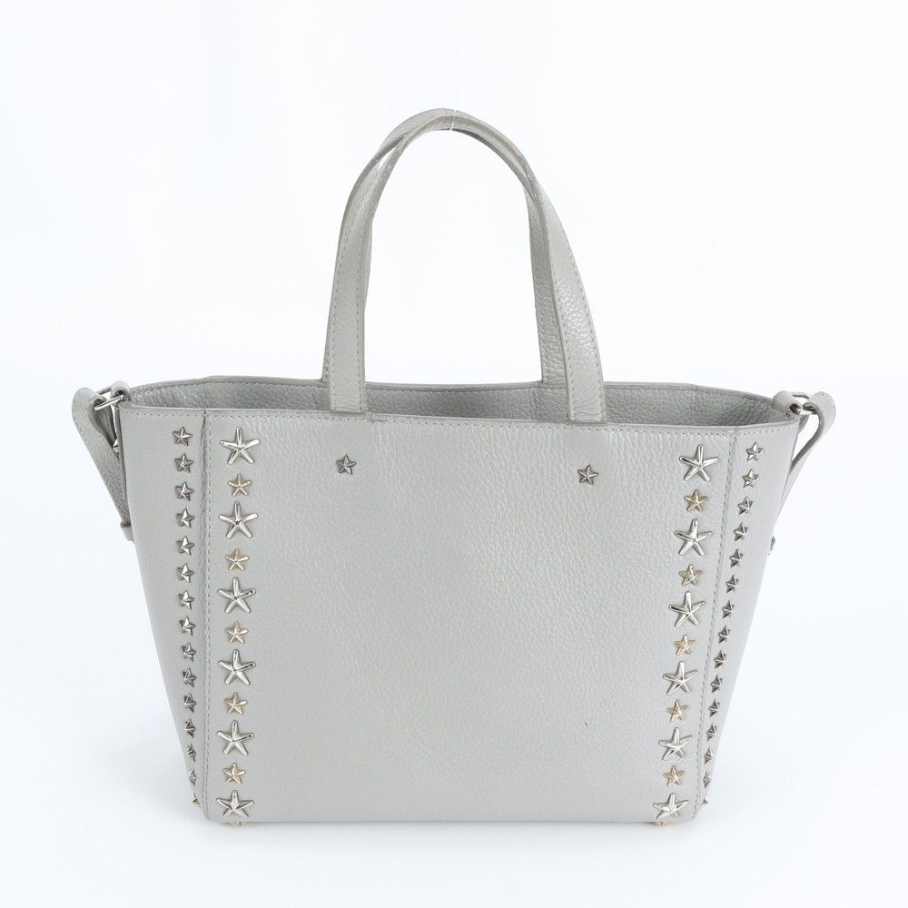 美品 ジミーチュウ ペガシ スター スタッズ レザー 2WAY ショルダー