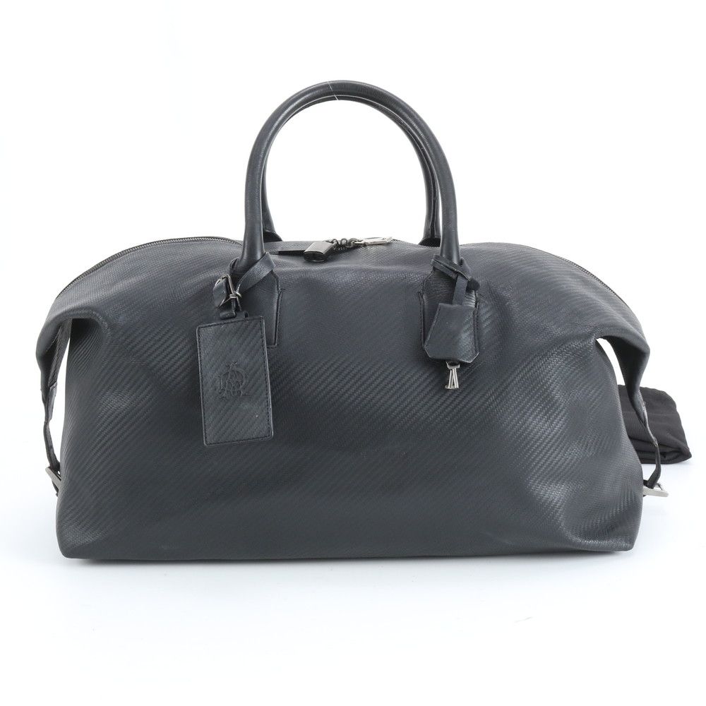 ダンヒル シャーシ ボストン バッグ 出張 旅行 トート キャリー レザー