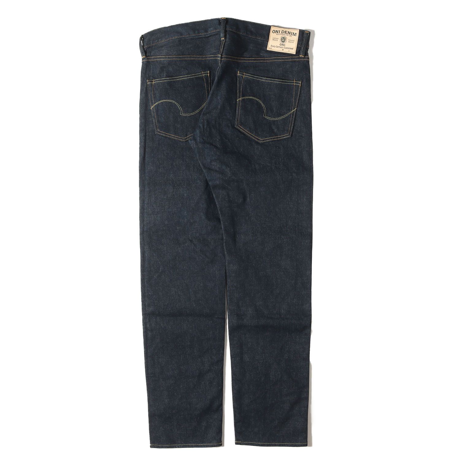 【新品】鬼デニム インディゴ サイズ:32 | 15oz 石川台 ストレッチ リラックス テーパード デニムパンツ (ONI-121S Ishikawadai) | ボトムス ジーンズ ジーパン | 日本製【メンズ】 新品】鬼デニム インディゴ サイズ:32 | 15oz 石川台 ストレッチ