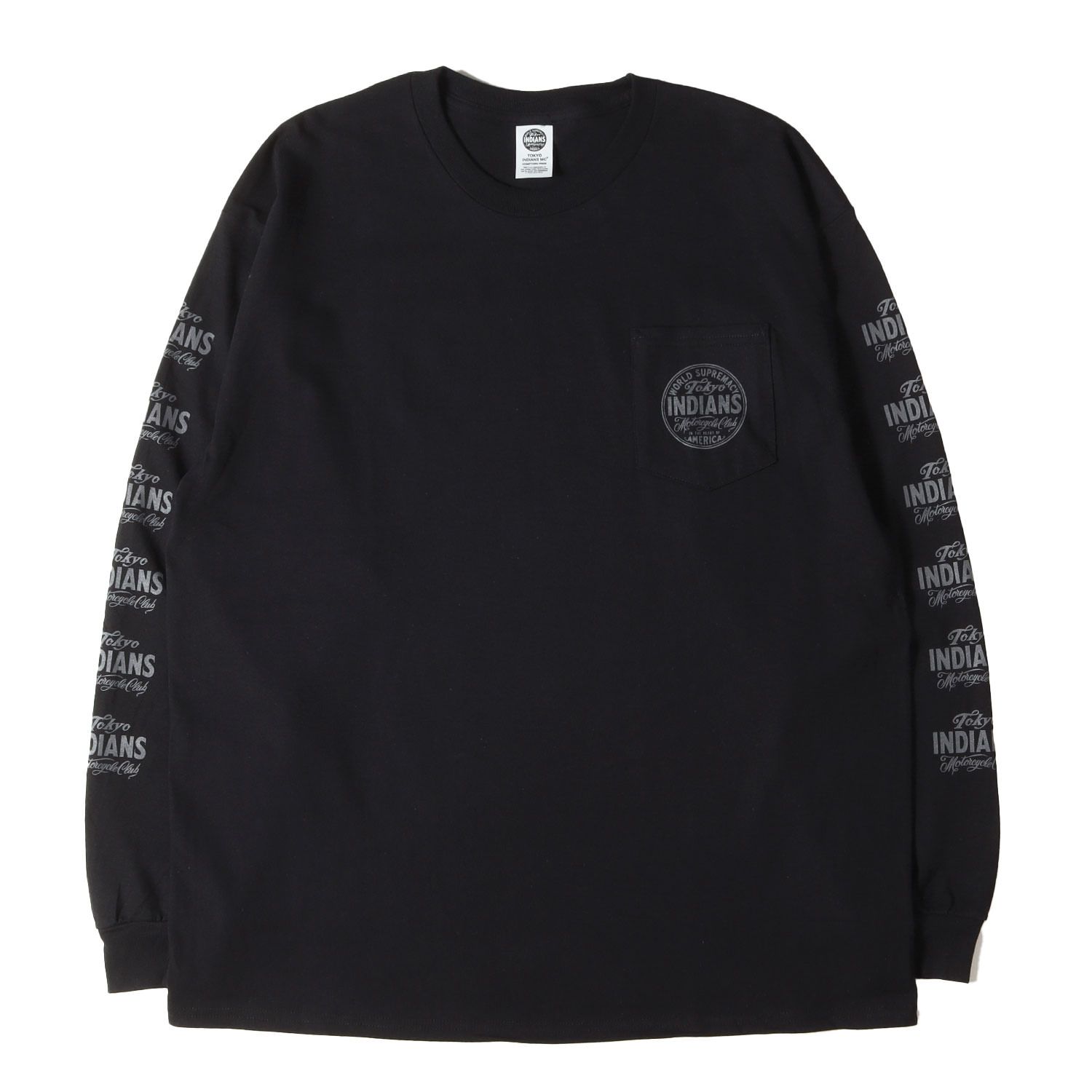 新品同様】Timc Inc. 東京インディアンズ モーターサイクル Tシャツ