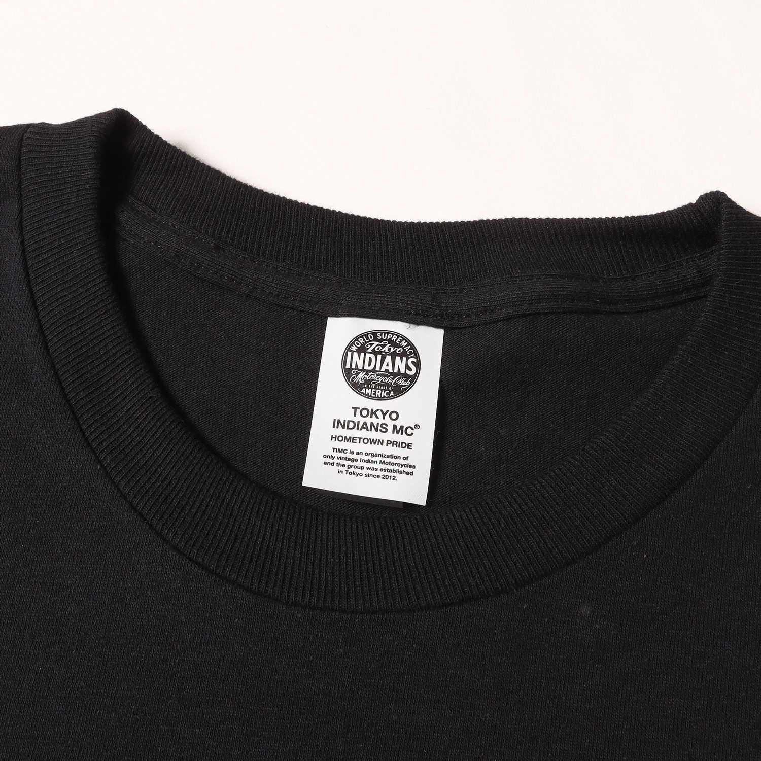 新品同様】Timc Inc. 東京インディアンズ モーターサイクル Tシャツ