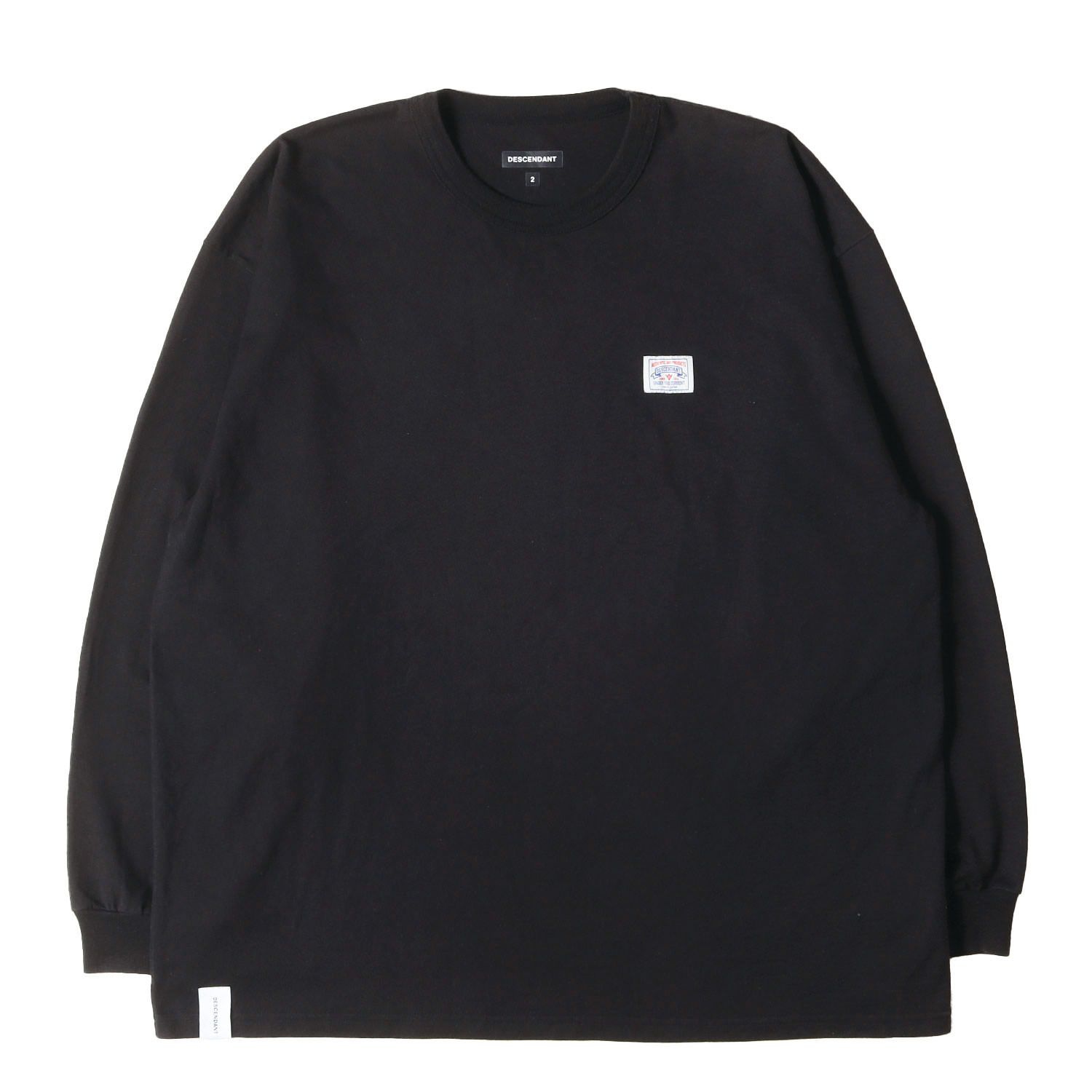 DESCENDANT ディセンダント Tシャツ ブラック 黒 サイズ:2 | 21AW