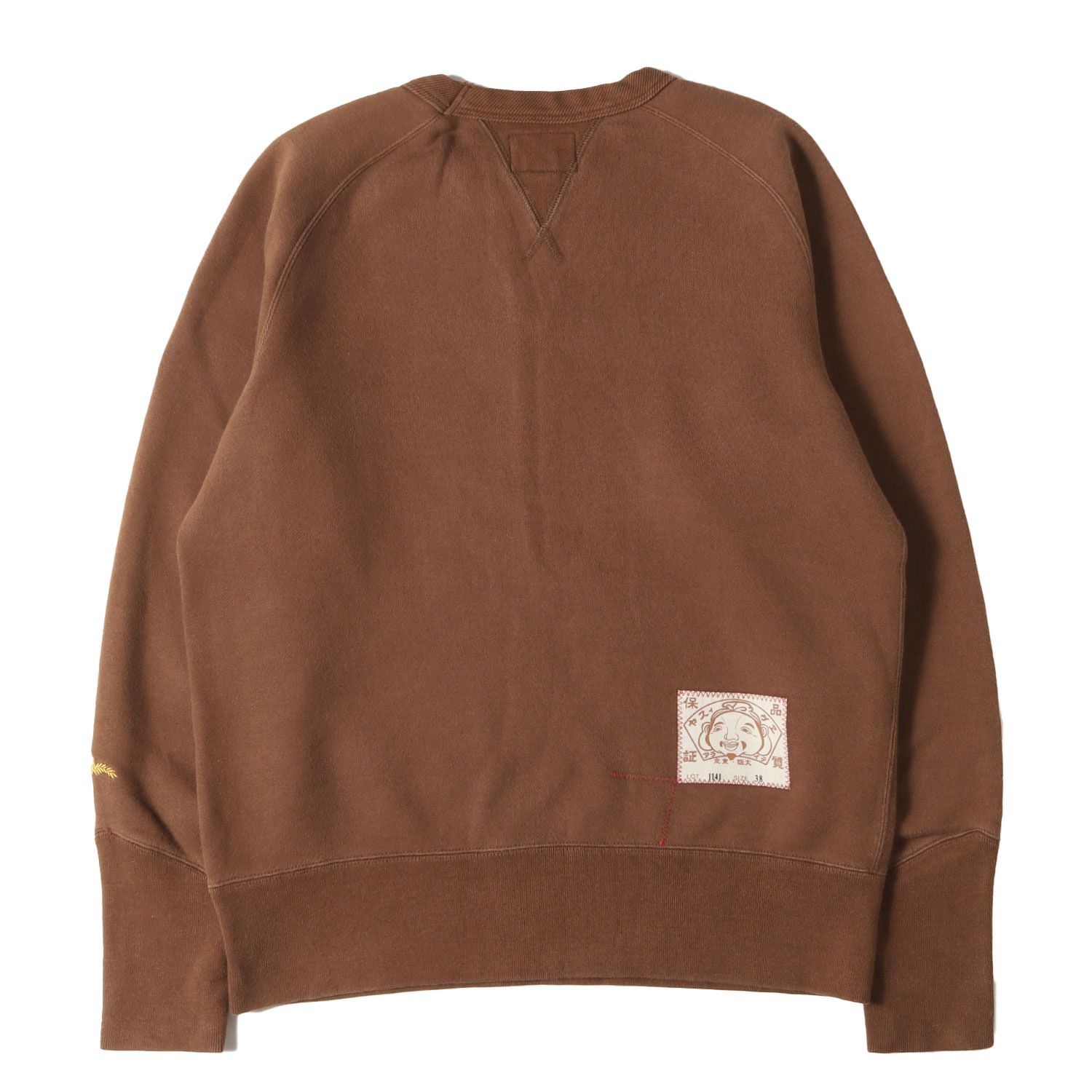 EVISU エヴィス スウェット ブラウン サイズ:38(M) | スネーク柄