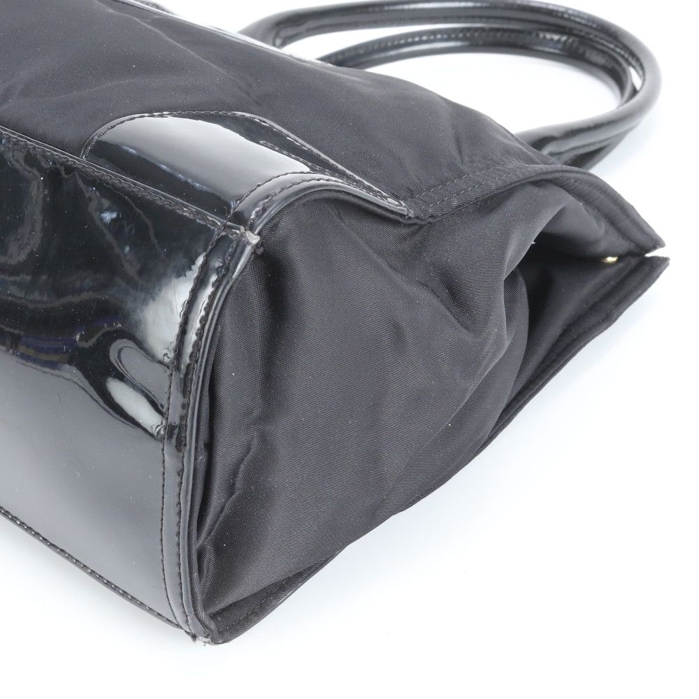 トリーバーチ エラ ダブルT レザー ナイロン トート バッグ 肩掛け