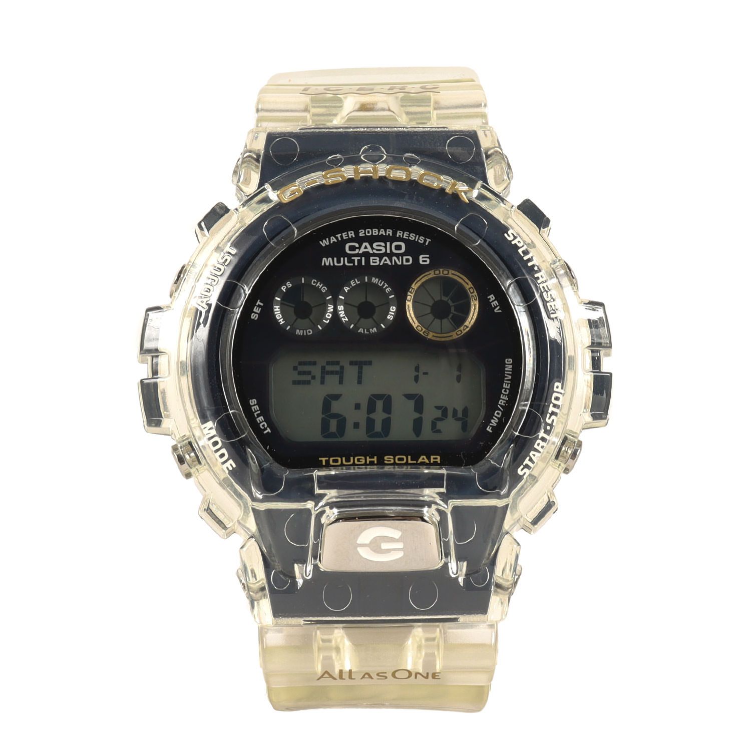 新品】G-SHOCK ジーショック クリア×ネイビー サイズ:FREE | ×ICERC