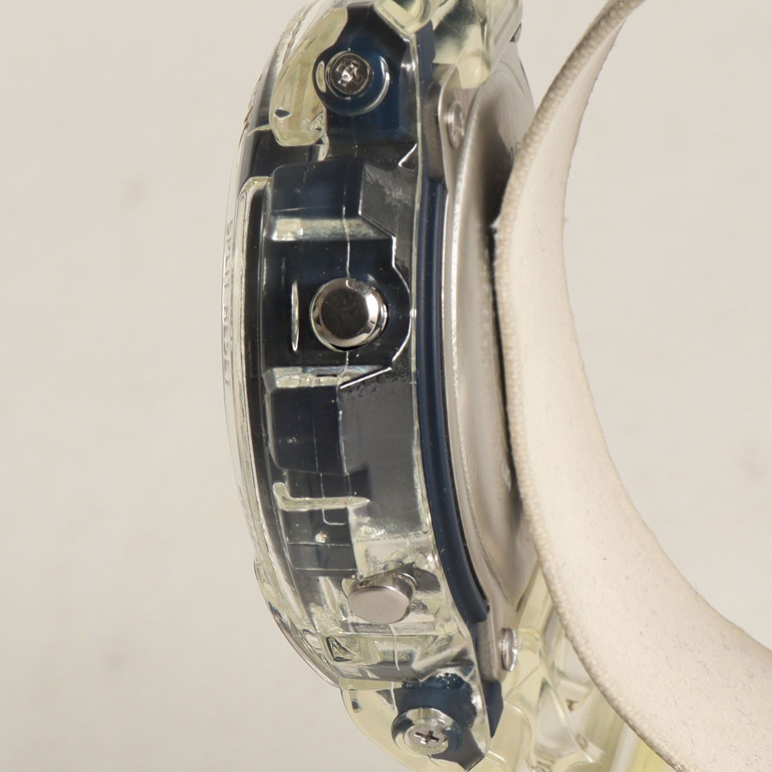 新品】G-SHOCK ジーショック クリア×ネイビー サイズ:FREE | ×ICERC