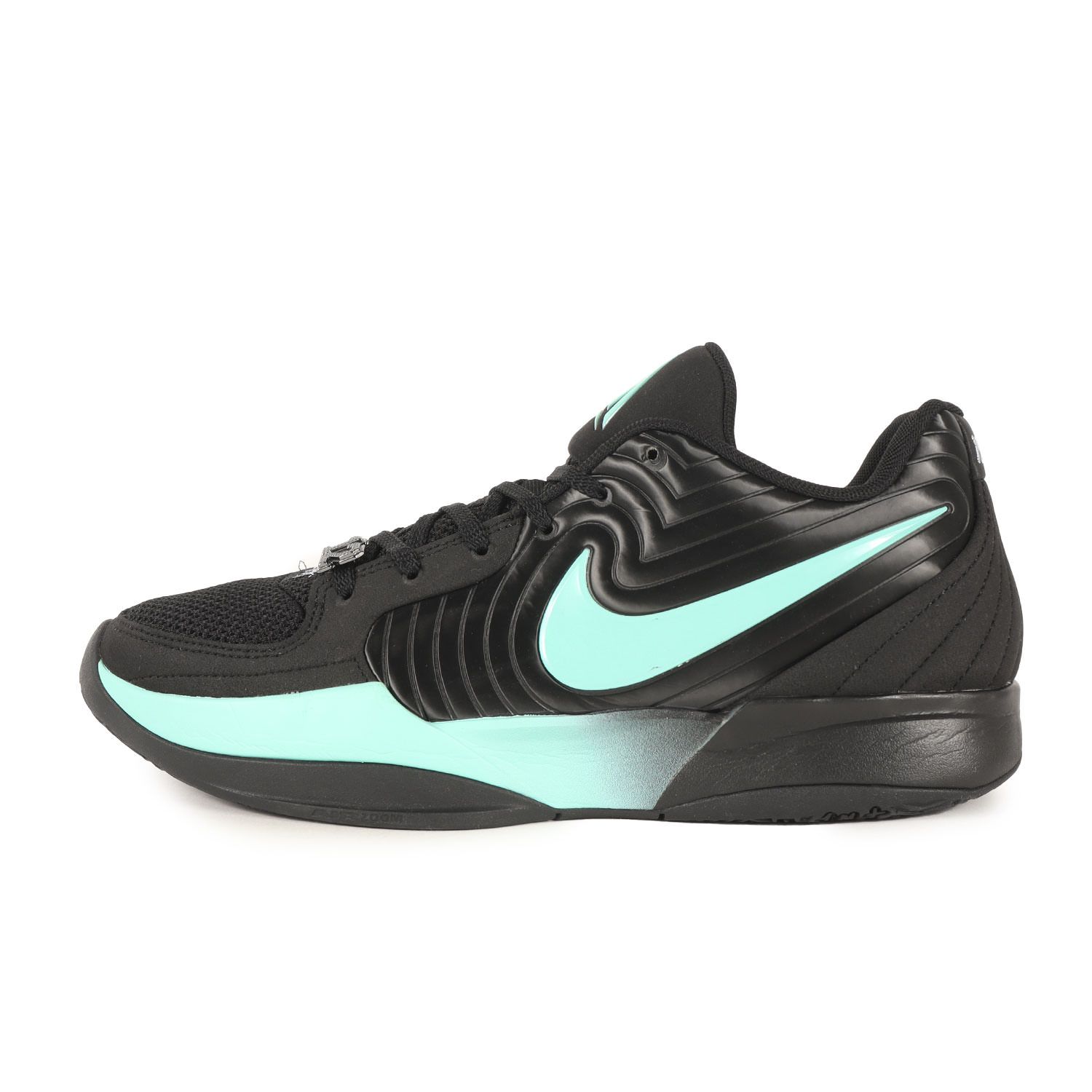 【美品】NIKE ナイキ  ブラック×ブリーチドターコイズ サイズ:US10(28cm) | JA 2 EP TIFFANY SWOOSH (FD7327-003) | ジャモラント ティファニー スニーカー バッシュ【メンズ】【中古】 美品】NIKE ナイキ ブラック×ブリーチドターコイズ サイズ:US10(28cm