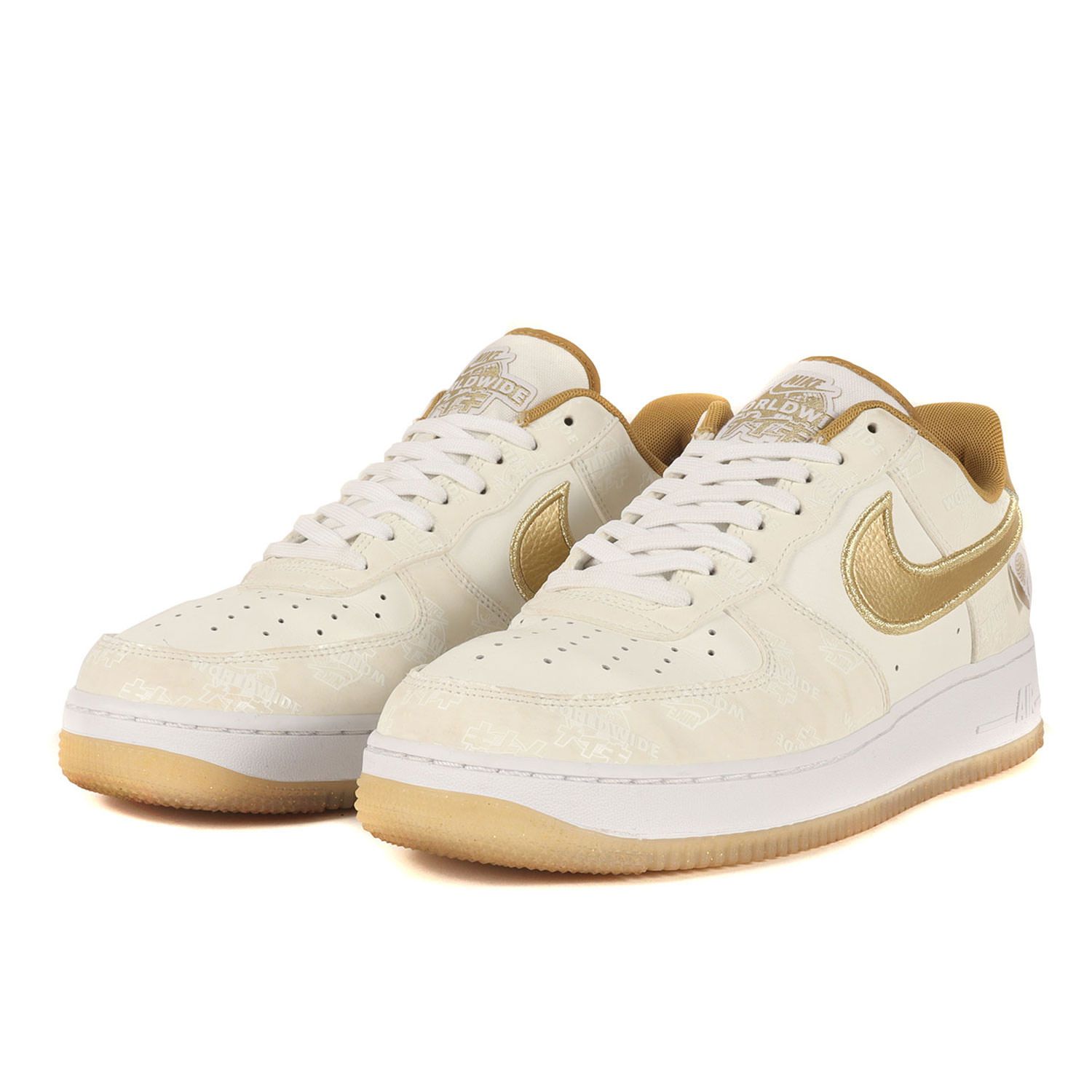 NIKE ナイキ ホワイト×メタリックゴールド US10(28cm) | AIR FORCE 1 