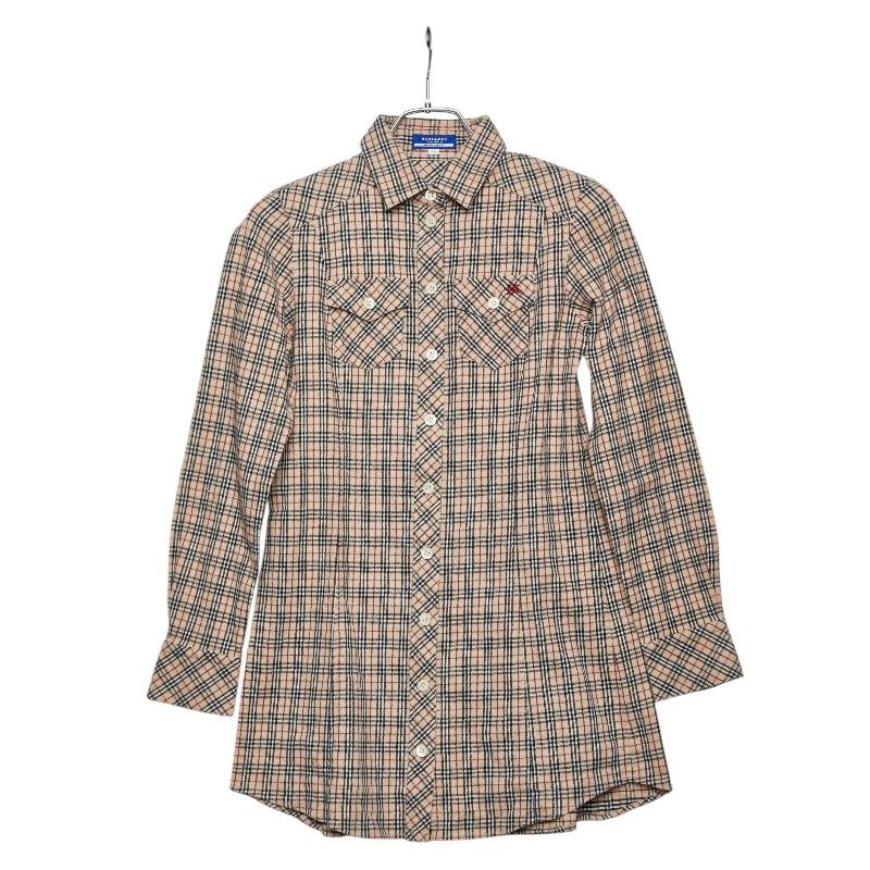 バーバリー ブルーレーベル BLUE LABEL ノバチェック 長袖シャツ