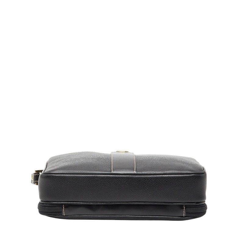 ダンヒル セカンドバッグ クラッチバッグ ブラック レザー メンズ