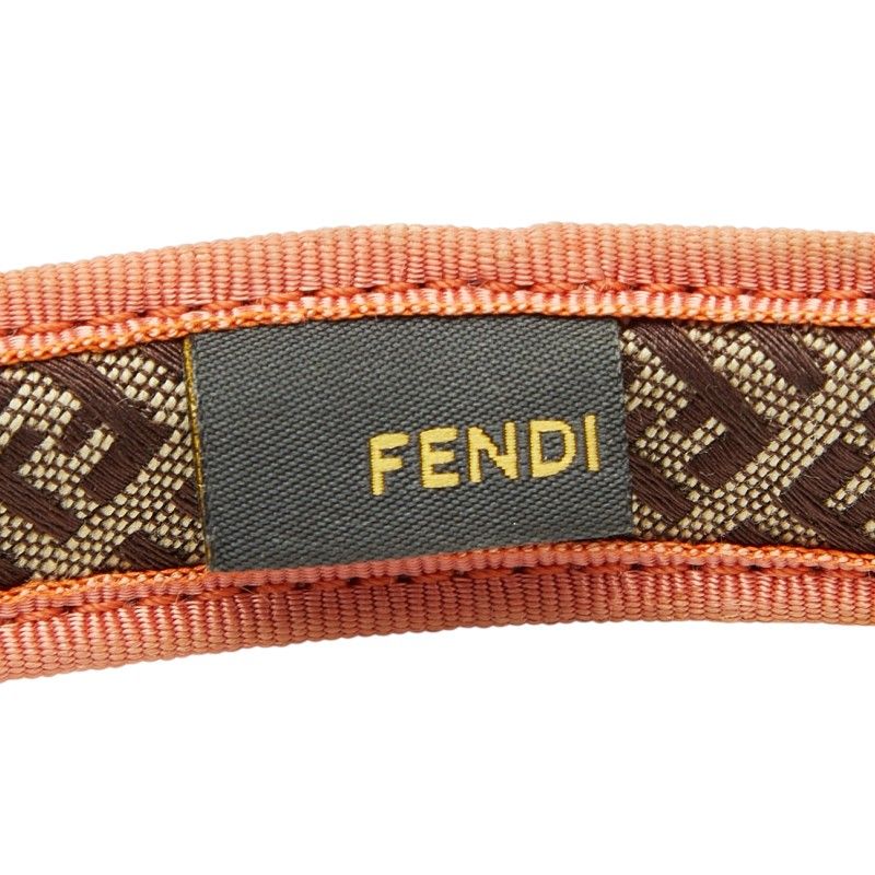 フェンディ ズッカ カチューシャ ヘアアクセサリー オレンジ系