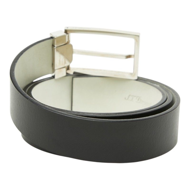 デュポン プレーンベルト ブラック カーフ メンズ Dupont【1-0259471