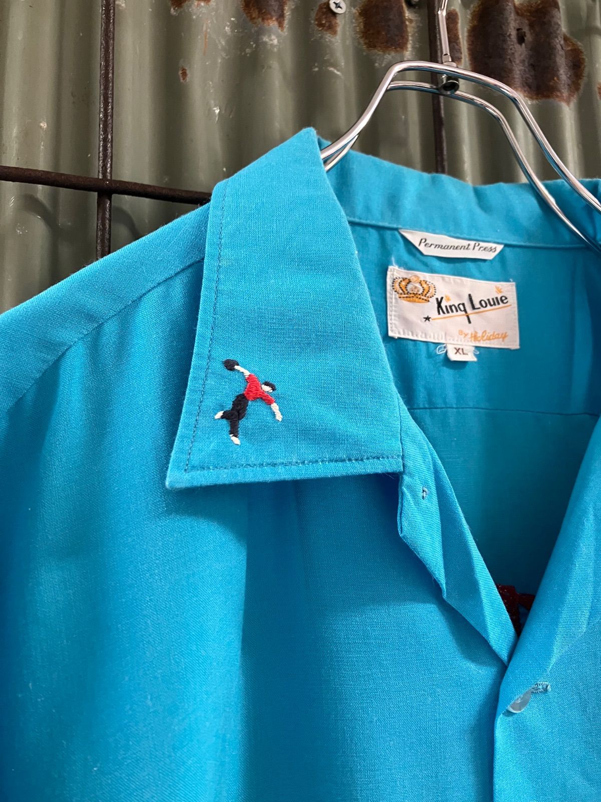 Vintage King Louie Bowling Shirt キングルイ ボーリングシャツ 刺繍