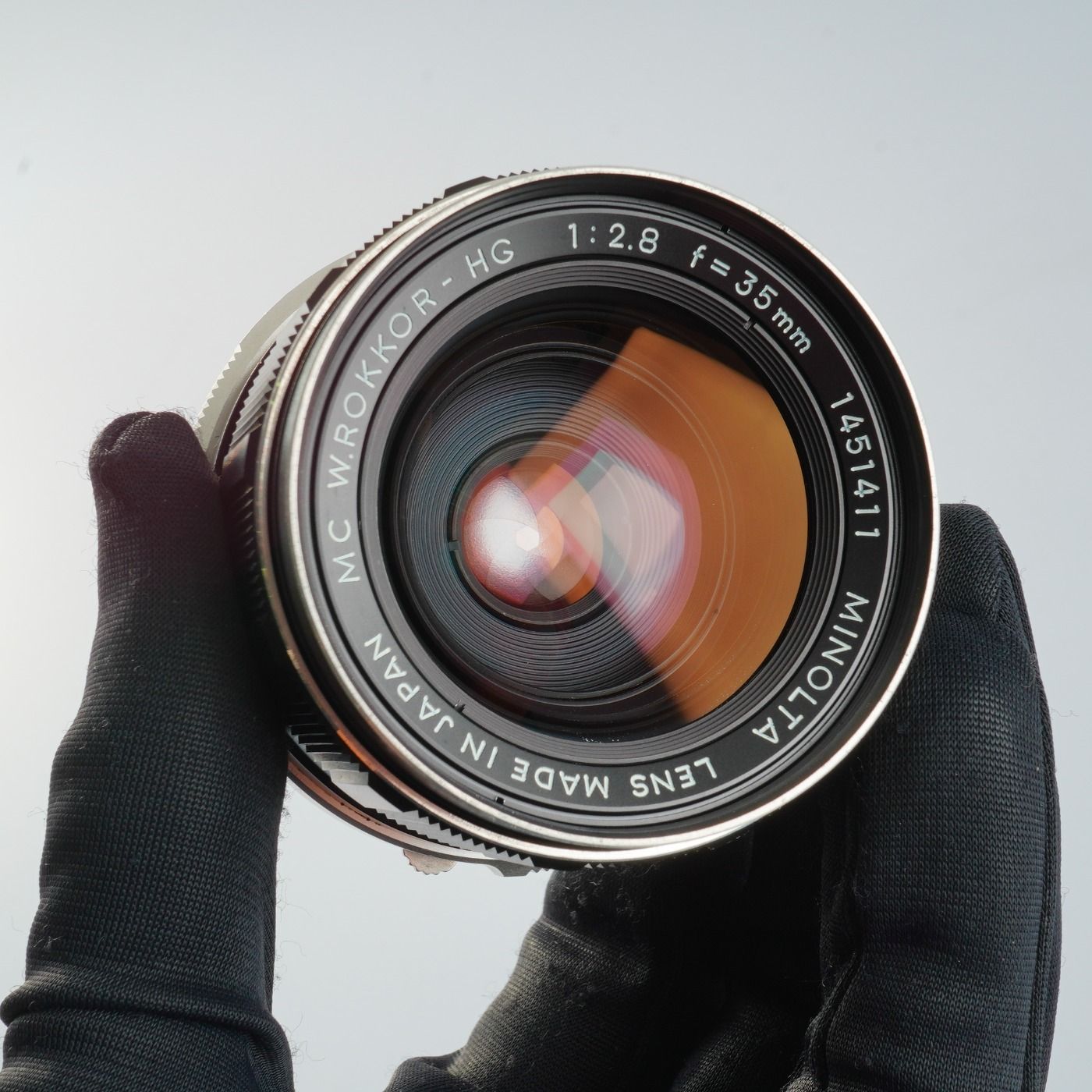 MINOLTA ミノルタ MC W.ROKKOR-HG 35mm F/2.8 単焦点レンズ - メルカリ