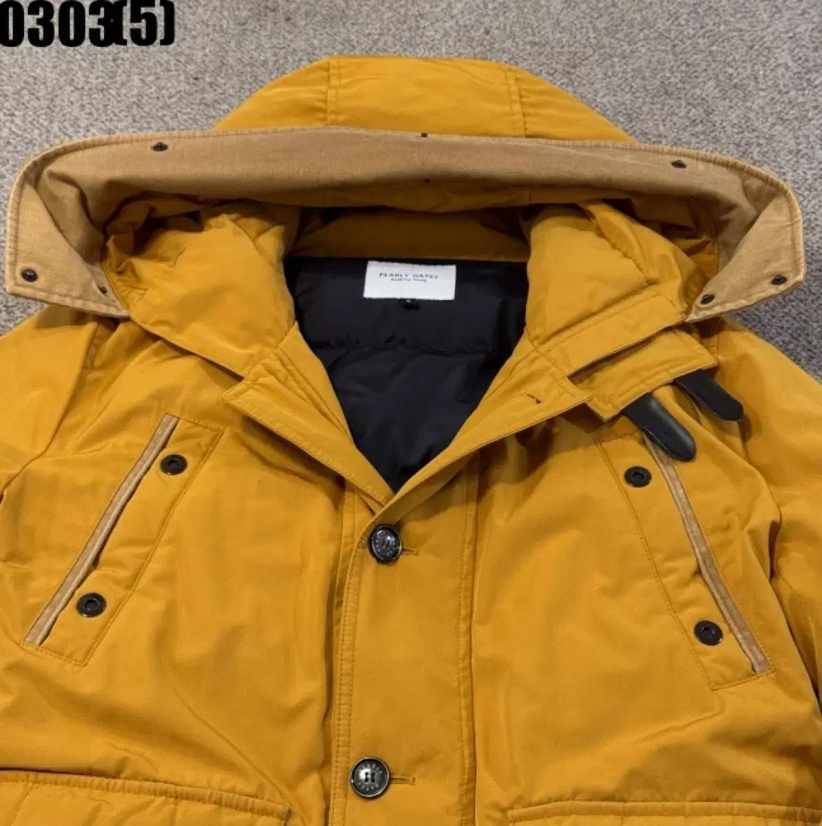 パーリーゲイツ マスタード ダウン アウター5 0303 - メルカリ