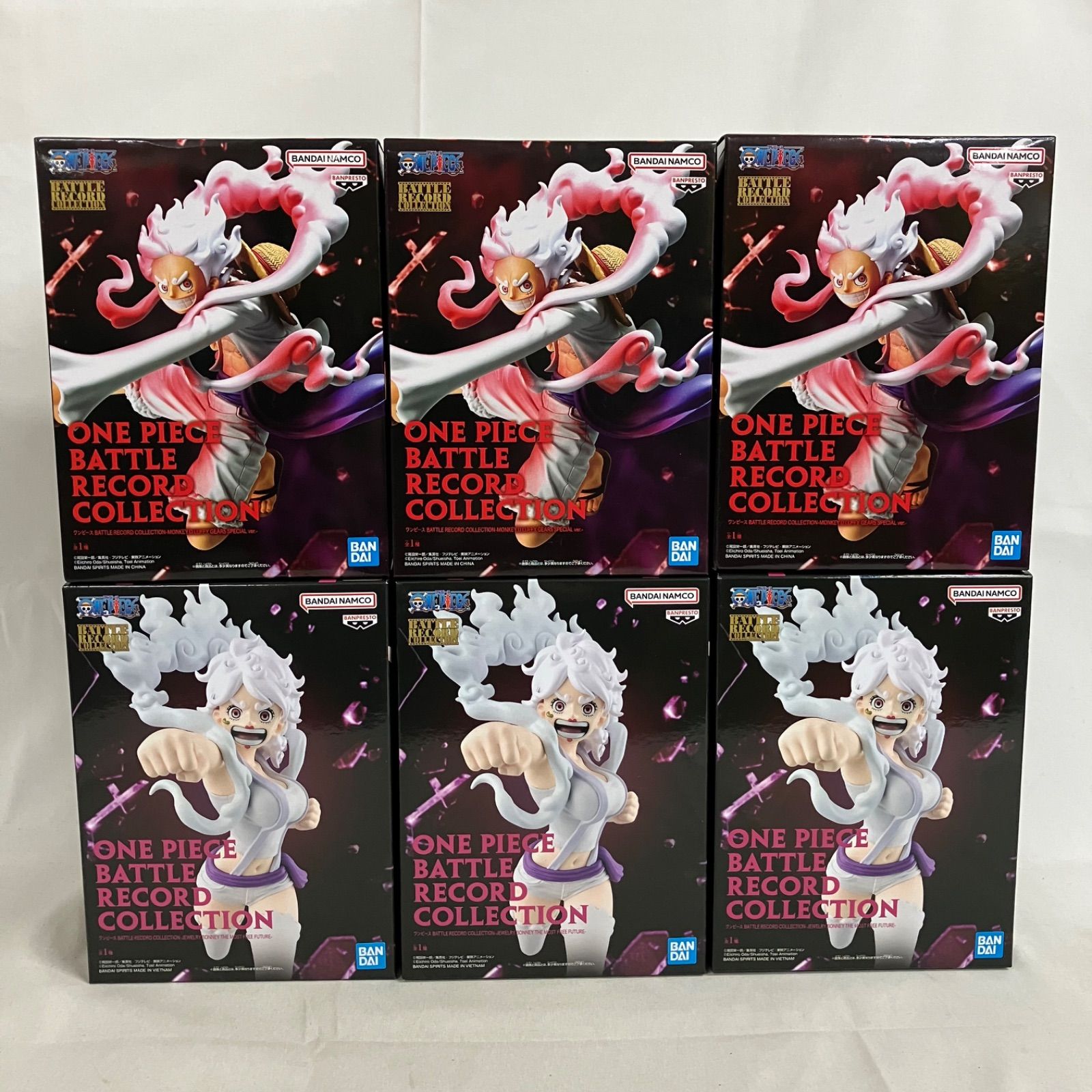 未開封 ワンピース BATTLE RECORD COLLECTION ルフィ ボニー