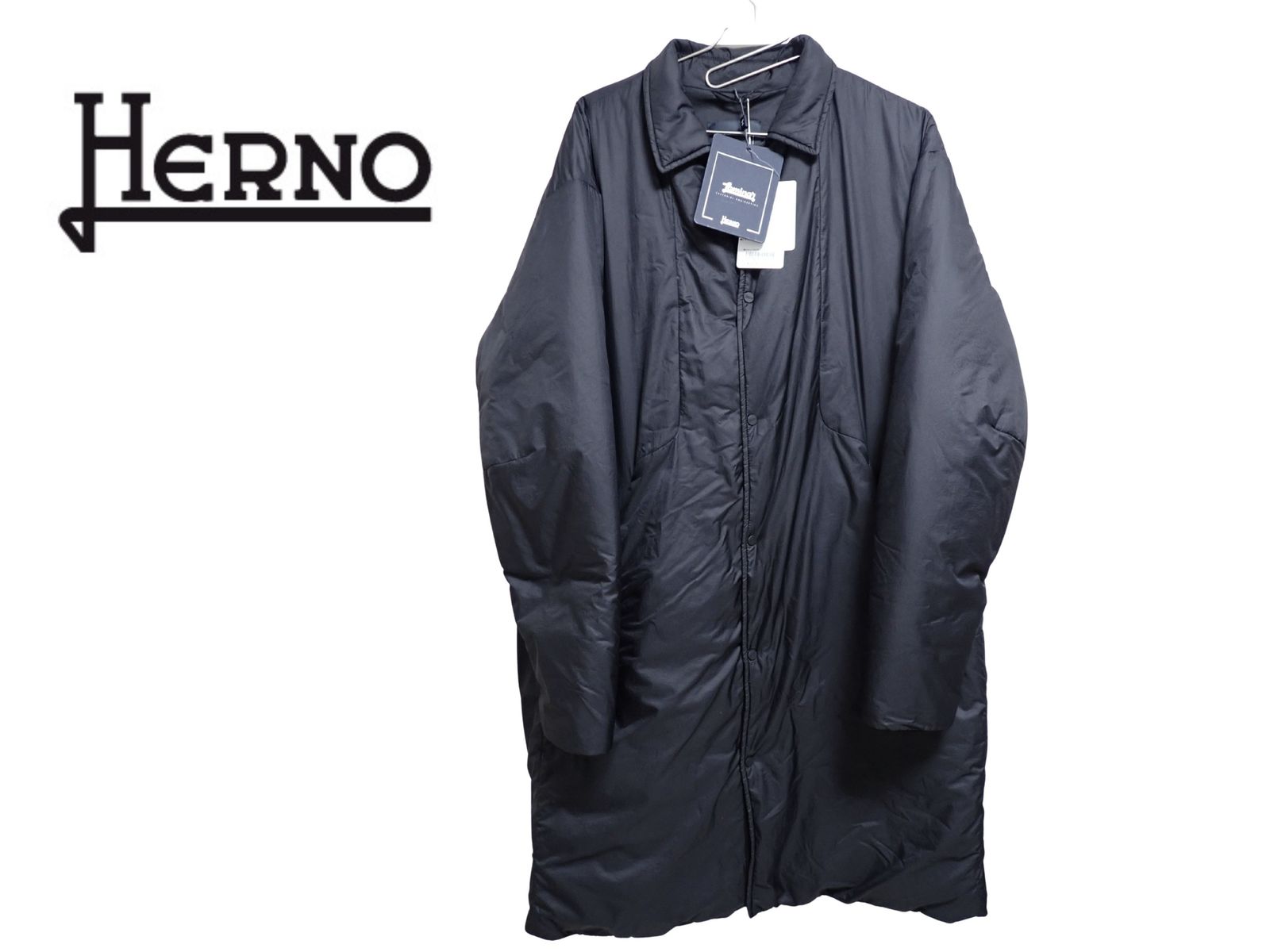 極美品】HERNO ヘルノ ラミナー GORE-TEX ダウンコート 52 黒 PI0035UL