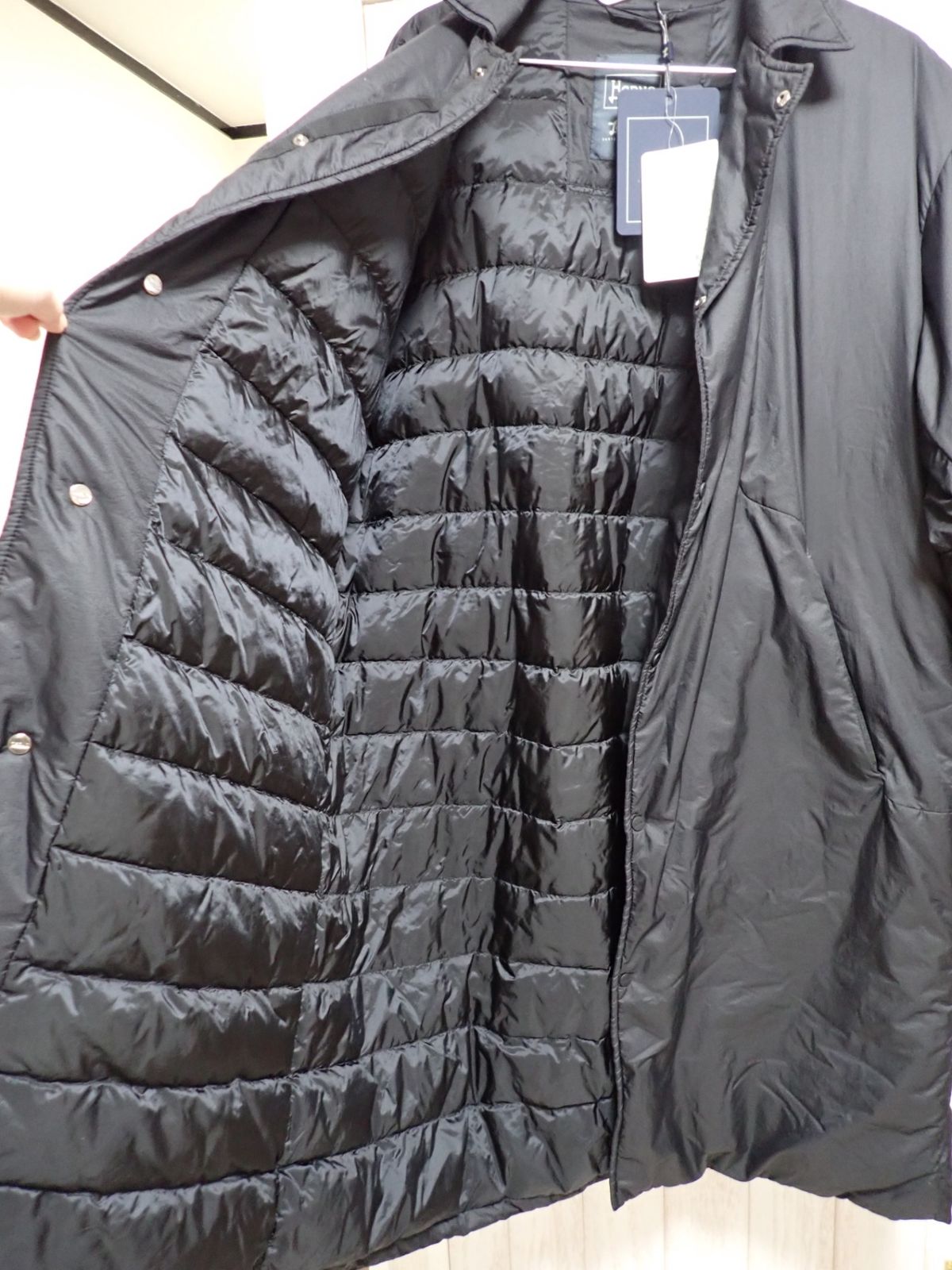 極美品】HERNO ヘルノ ラミナー GORE-TEX ダウンコート 52 黒 PI0035UL