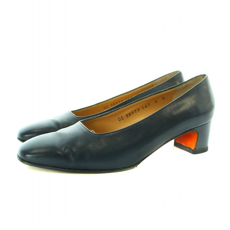 サルヴァトーレフェラガモ Salvatore Ferragamo パンプス スクエアトゥ