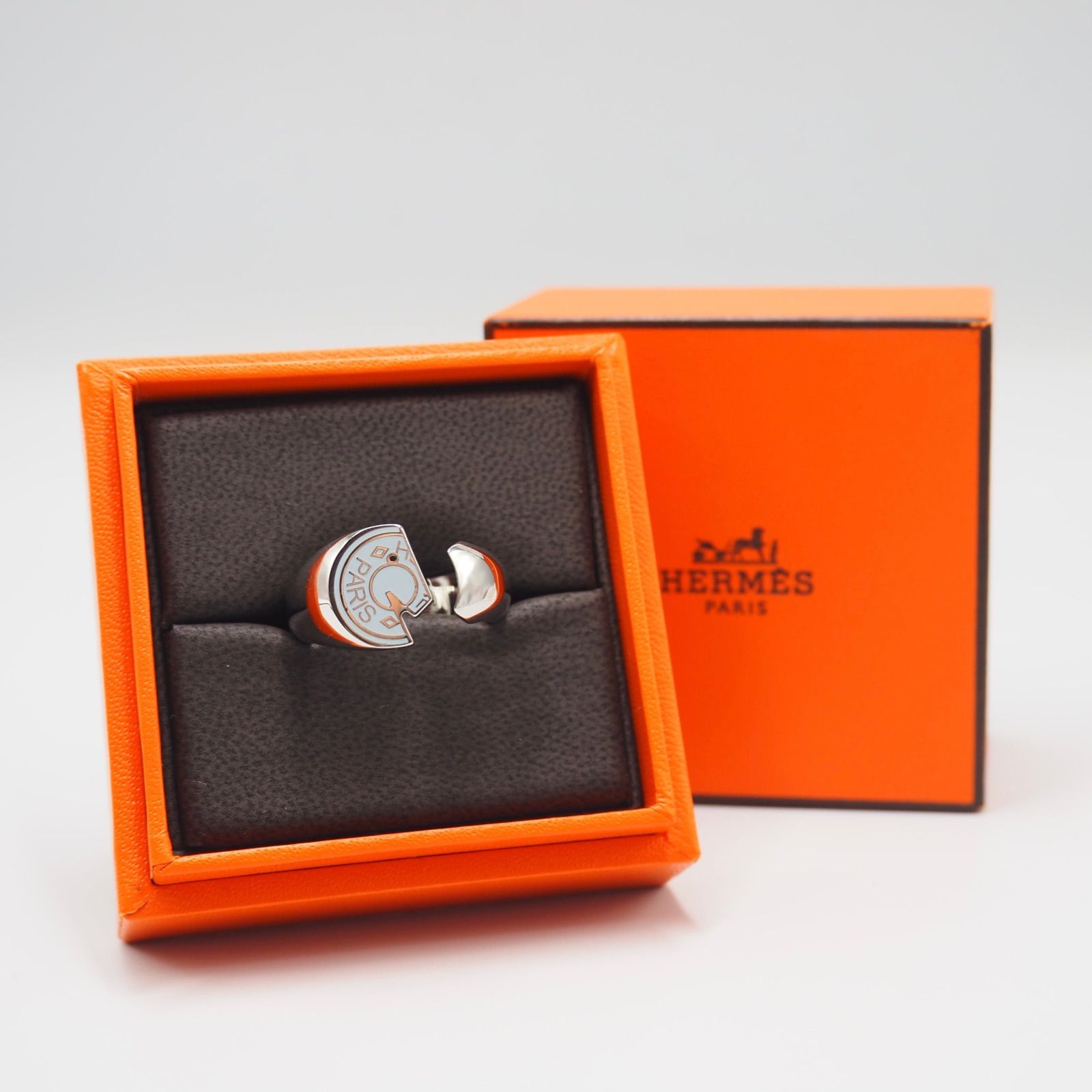HERMES 約24.5号 カルーゼル リング SP エルメス 付属品付き - メルカリ