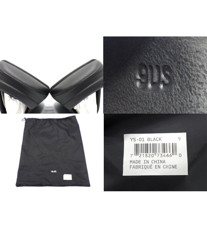 イージー Yeezy 【 YS-01 slide 】 スライド ブラック サンダル f29874