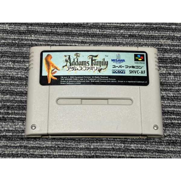 スーパーファミコン カセット ソフト アダムスファミリー SFC - メルカリ