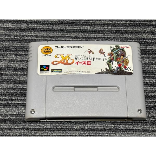 スーパーファミコン　シフトセット SFC スーパーファミコン カセット ソフト イース3 ワンダラーズ フロム
