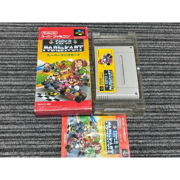スーパーファミコン カセット ソフト スーパー マリオカート 箱 説明書