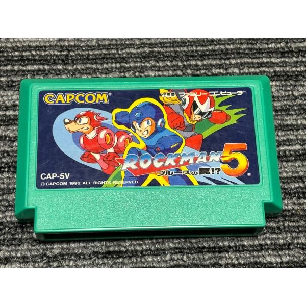 ファミコン カセット ソフト ロックマン5 ブルースの罠！？ ROCK MAN 5