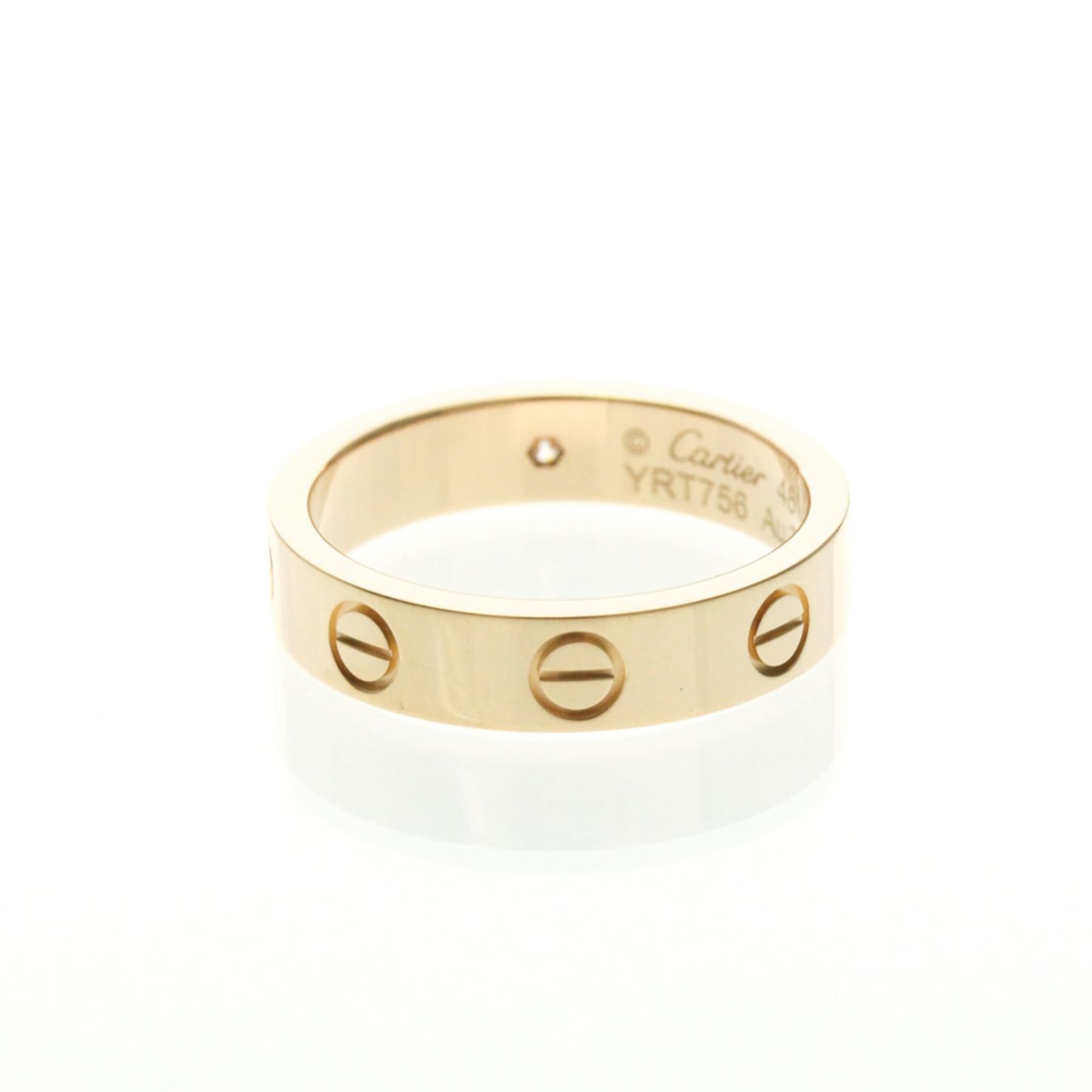 カルティエ(Cartier) ミニラブリング 1P ダイヤモンド B4050748 K18