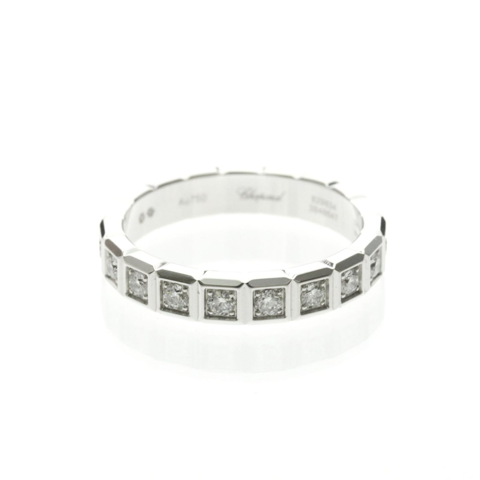 ショパール(Chopard) アイスキューブリング ハーフダイヤ 829834 K18 