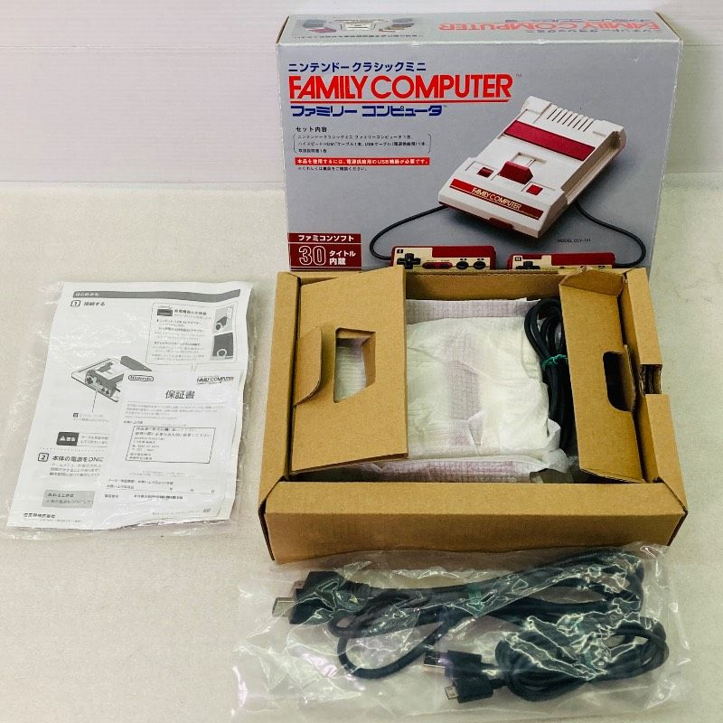 すぐ遊べるセット】【動作確認済み】【箱あり】任天堂 クラシックミニ