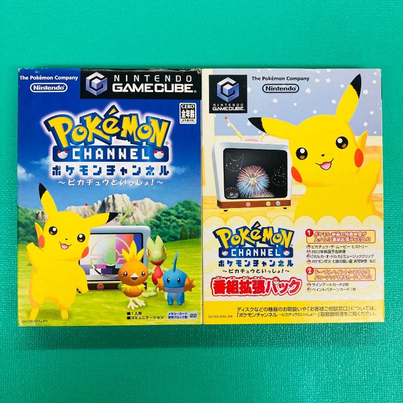 チラシ・未開封カードあり】 ゲームキューブ ポケモンチャンネル